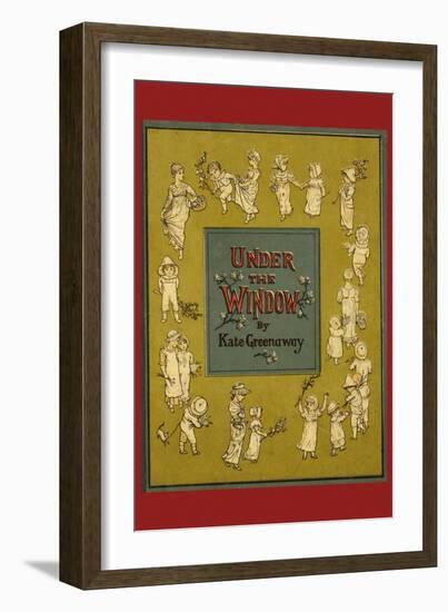 Under the Window-Kate Greenaway-Framed Art Print