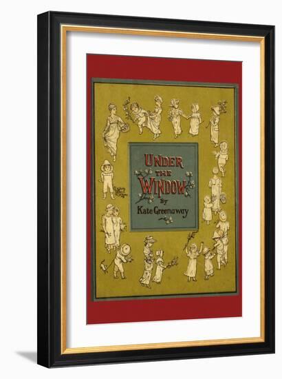 Under the Window-Kate Greenaway-Framed Art Print