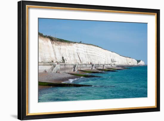 Undercliff Beach, Brighton, Sussex, England, United Kingdom, Europe-Ethel Davies-Framed Photographic Print