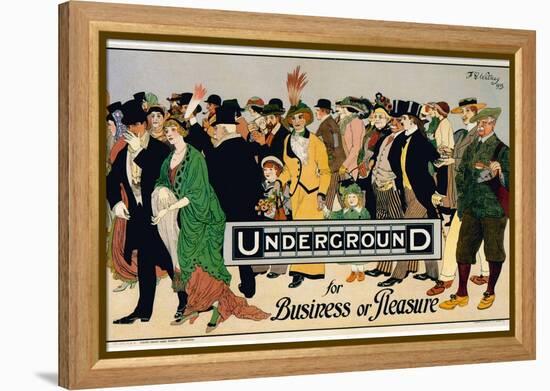 Underground Business-Vintage Apple Collection-Framed Premier Image Canvas