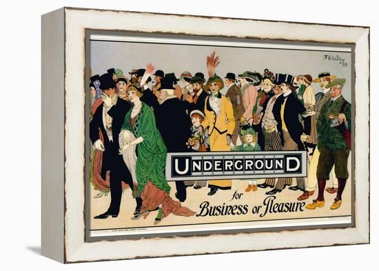 Underground Business-Vintage Apple Collection-Framed Premier Image Canvas
