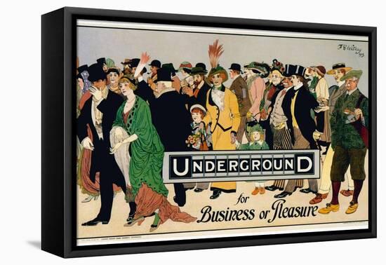 Underground Business-Vintage Apple Collection-Framed Premier Image Canvas