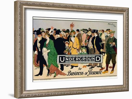 Underground Business-Vintage Apple Collection-Framed Giclee Print