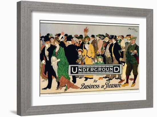 Underground Business-Vintage Apple Collection-Framed Giclee Print