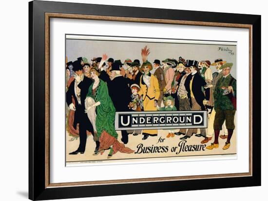 Underground Business-Vintage Apple Collection-Framed Giclee Print