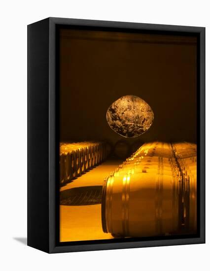 Underground Cellar, Domaine Des Verdots, Conne De Labarde, Bergerac, Dordogne, France-Per Karlsson-Framed Premier Image Canvas