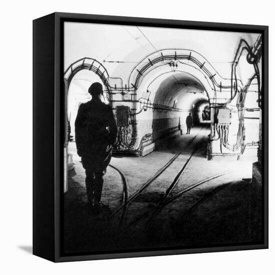 Underground Galleries in Line Maginot (France) 1939-1940-null-Framed Stretched Canvas