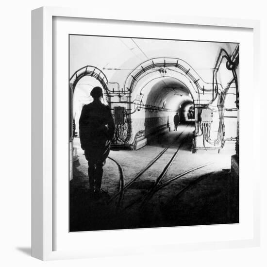 Underground Galleries in Line Maginot (France) 1939-1940-null-Framed Photo