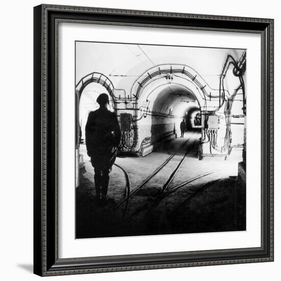 Underground Galleries in Line Maginot (France) 1939-1940-null-Framed Photo