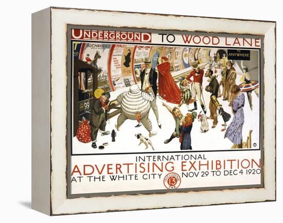 Underground to Wood Lane-null-Framed Premier Image Canvas