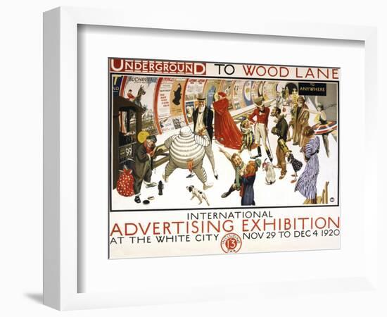 Underground to Wood Lane-null-Framed Giclee Print