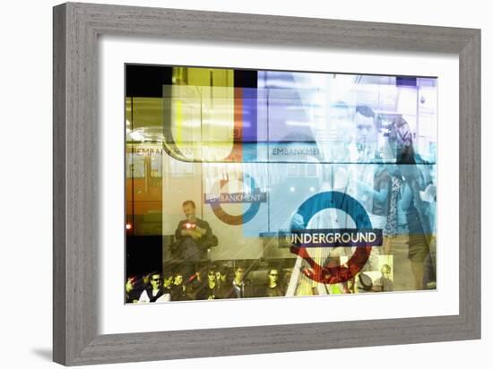 Underground Trains-Mehau Kulyk-Framed Photographic Print