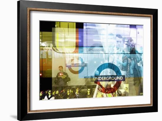 Underground Trains-Mehau Kulyk-Framed Photographic Print