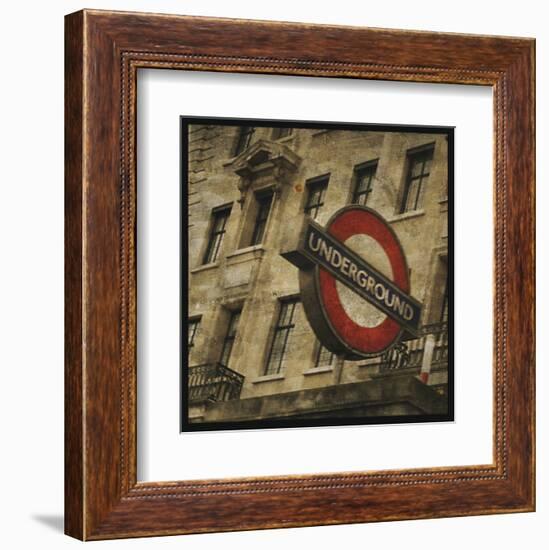 Underground-John Golden-Framed Art Print