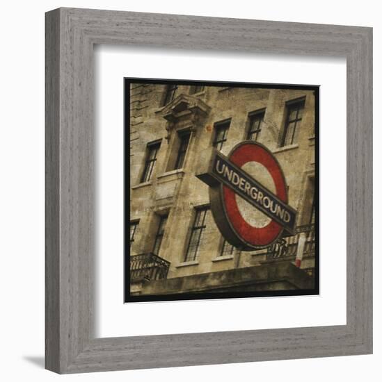 Underground-John Golden-Framed Art Print