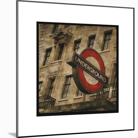 Underground-John Golden-Mounted Print