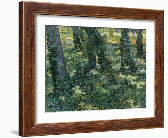 Undergrowth, 1889-Vincent van Gogh-Framed Giclee Print