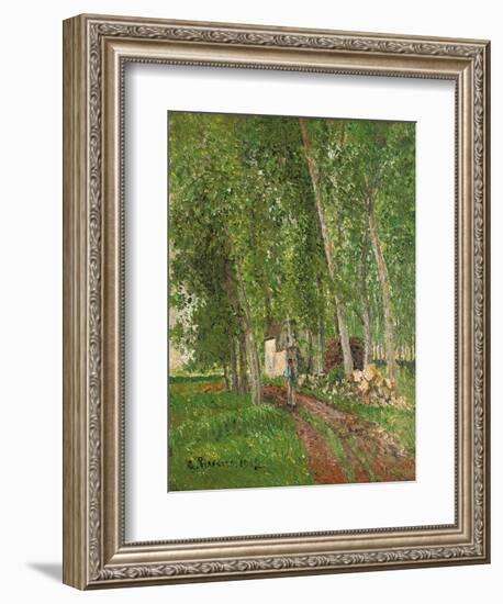 Undergrowth at Moret, 1902-Camille Pissarro-Framed Giclee Print