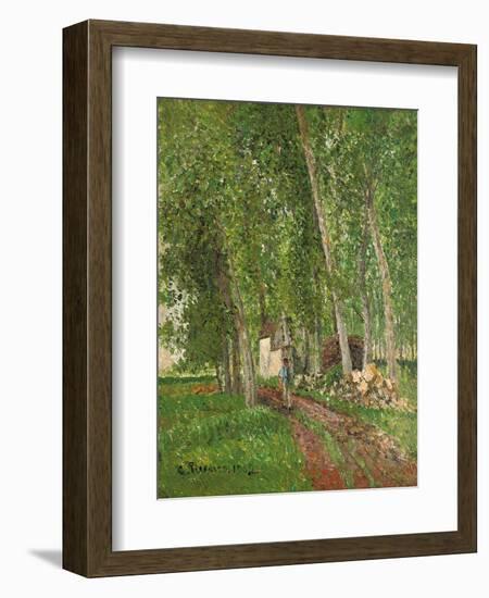 Undergrowth at Moret, 1902-Camille Pissarro-Framed Giclee Print