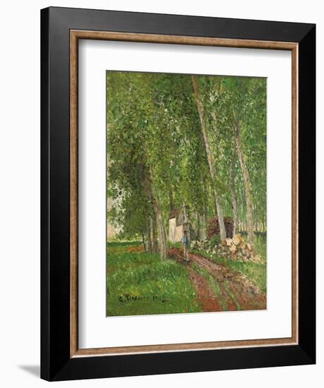 Undergrowth at Moret, 1902-Camille Pissarro-Framed Giclee Print