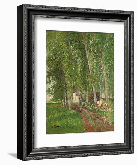 Undergrowth at Moret, 1902-Camille Pissarro-Framed Giclee Print