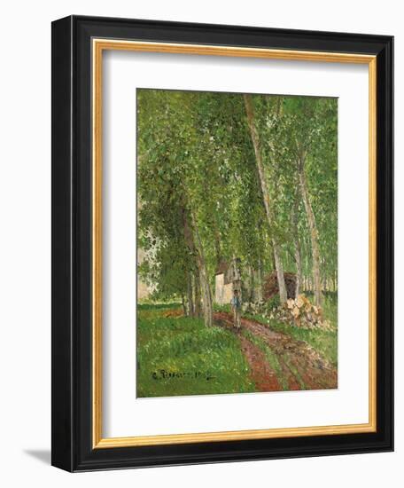 Undergrowth at Moret, 1902-Camille Pissarro-Framed Giclee Print