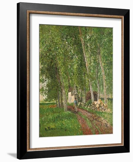 Undergrowth at Moret, 1902-Camille Pissarro-Framed Giclee Print