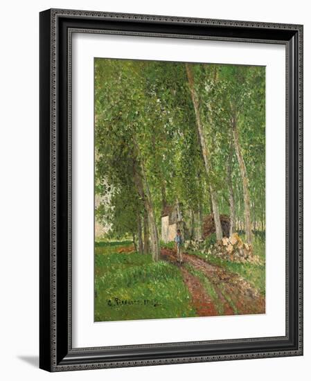 Undergrowth at Moret, 1902-Camille Pissarro-Framed Giclee Print