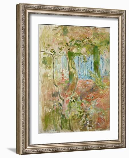 Undergrowth in Autumn, 1894-Berthe Morisot-Framed Giclee Print