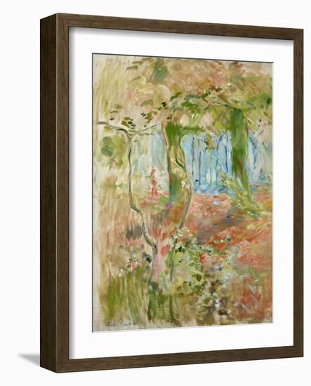 Undergrowth in Autumn, 1894-Berthe Morisot-Framed Giclee Print