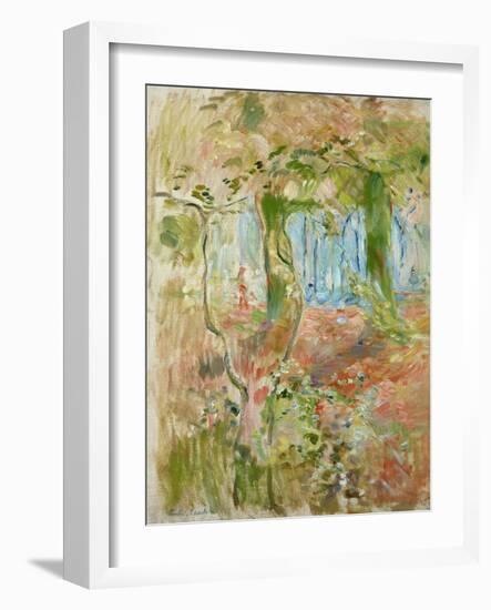 Undergrowth in Autumn, 1894-Berthe Morisot-Framed Giclee Print