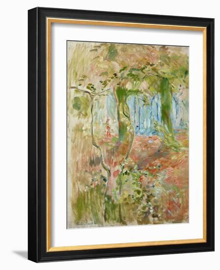 Undergrowth in Autumn, 1894-Berthe Morisot-Framed Giclee Print