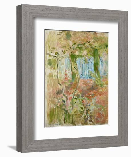 Undergrowth in Autumn, 1894-Berthe Morisot-Framed Giclee Print