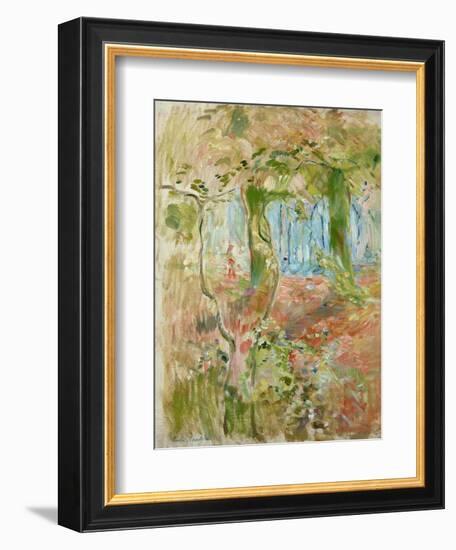 Undergrowth in Autumn, 1894-Berthe Morisot-Framed Giclee Print