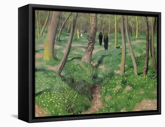 Undergrowth in Spring, 1923-Félix Vallotton-Framed Premier Image Canvas