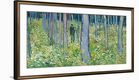 Undergrowth with Two Figures, 1890-Vincent van Gogh-Framed Art Print