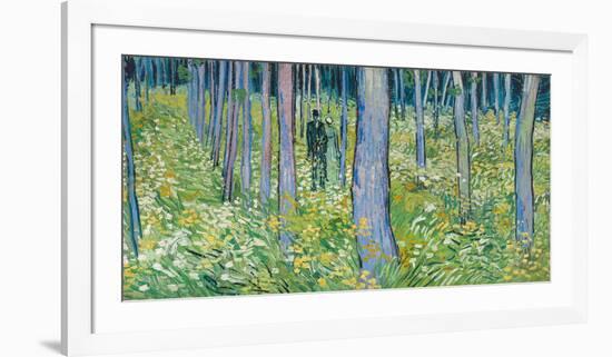 Undergrowth with Two Figures, 1890-Vincent van Gogh-Framed Art Print