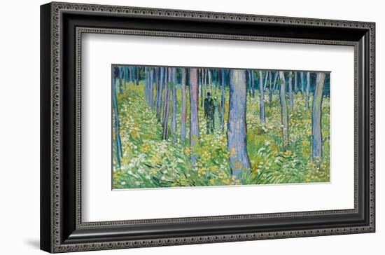 Undergrowth with Two Figures, 1890-Vincent van Gogh-Framed Giclee Print