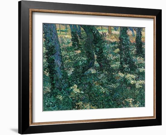 Undergrowth-Vincent van Gogh-Framed Giclee Print