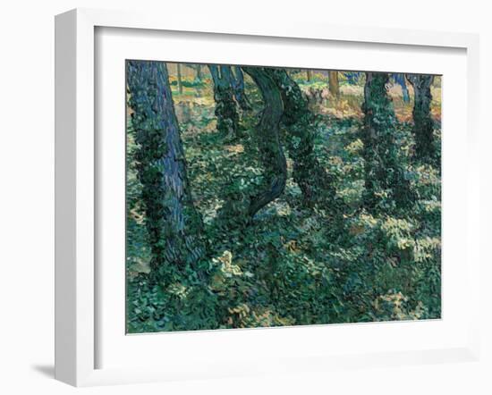 Undergrowth-Vincent van Gogh-Framed Giclee Print