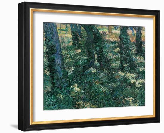 Undergrowth-Vincent van Gogh-Framed Giclee Print