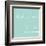 Underline Bath V Teal-Veronique Charron-Framed Art Print