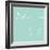Underline Bath V Teal-Veronique Charron-Framed Premium Giclee Print