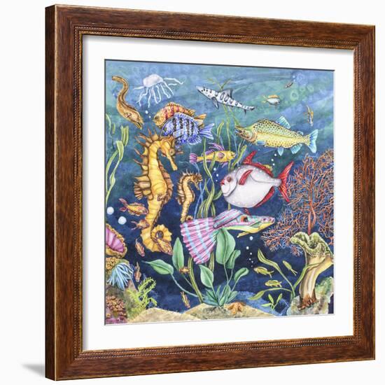 Undersea Adventure-Charlsie Kelly-Framed Giclee Print