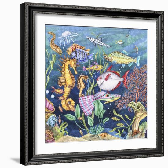 Undersea Adventure-Charlsie Kelly-Framed Giclee Print