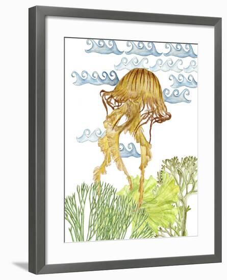 Undersea Creatures IV-Melissa Wang-Framed Art Print