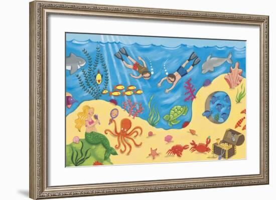 Undersea Fun-Sophie Harding-Framed Art Print