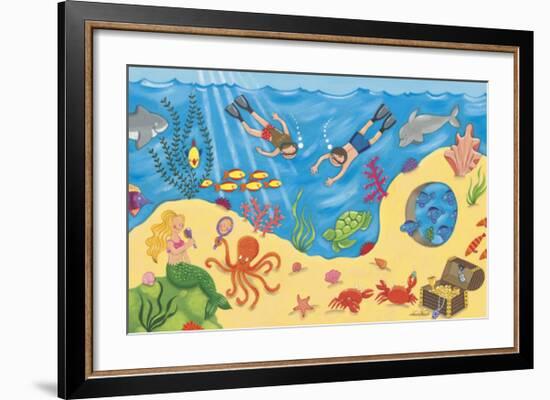 Undersea Fun-Sophie Harding-Framed Art Print