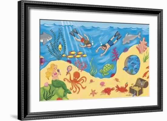 Undersea Fun-Sophie Harding-Framed Art Print