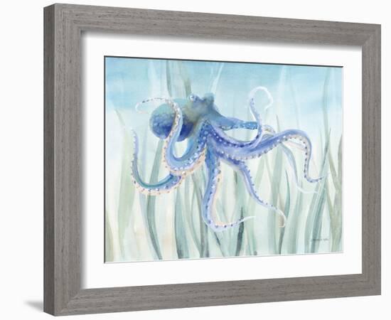 Undersea Octopus Seaweed-Danhui Nai-Framed Art Print